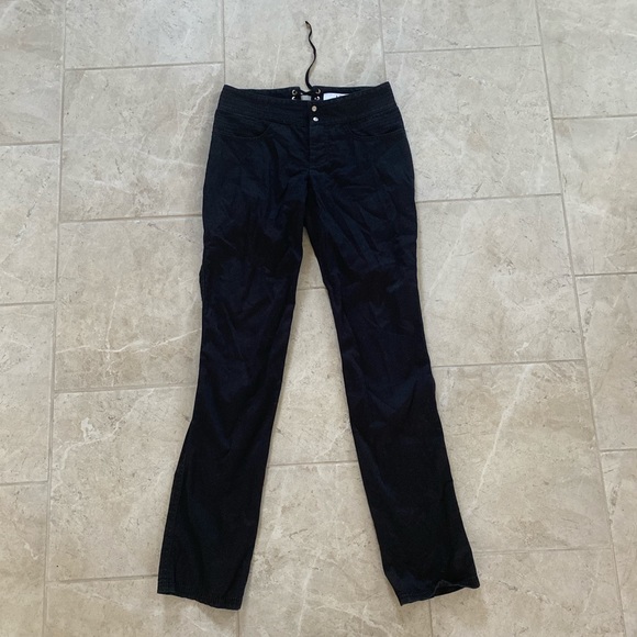 Armani Exchange Black Lace Up Pants